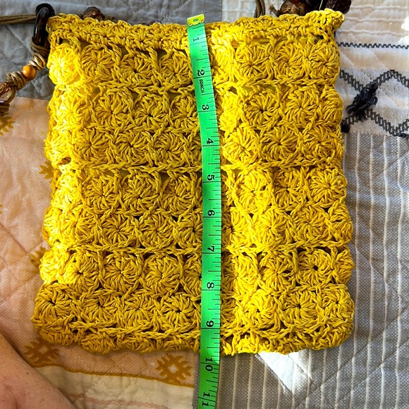 VINTAGE STRAW DIED BAG - Picture 8 of 8